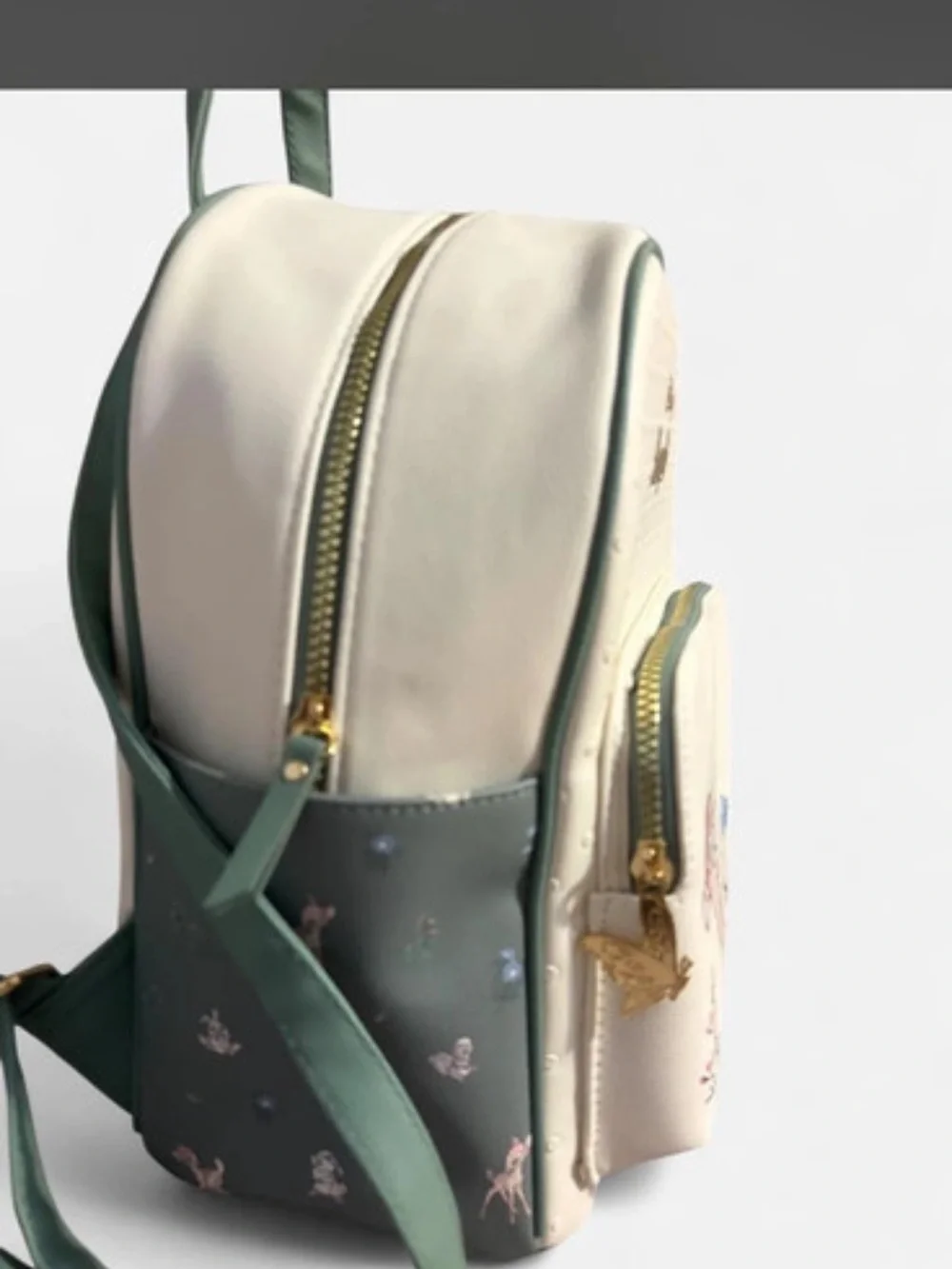 Disney Bambi Cream and Green Mini Backpack